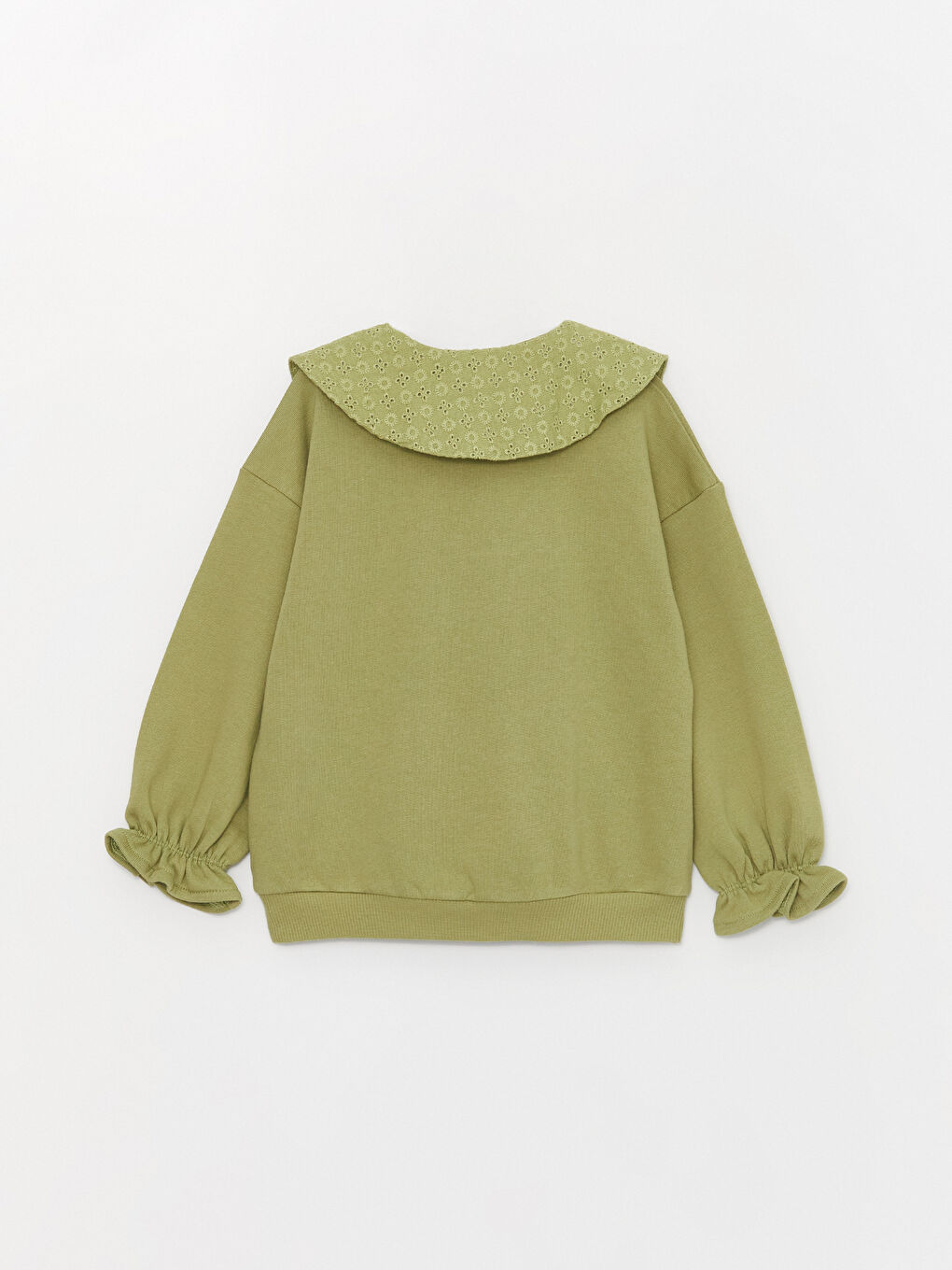 Sweat-shirt à Col Claudine et Manches Longues pour Bébés Filles-2