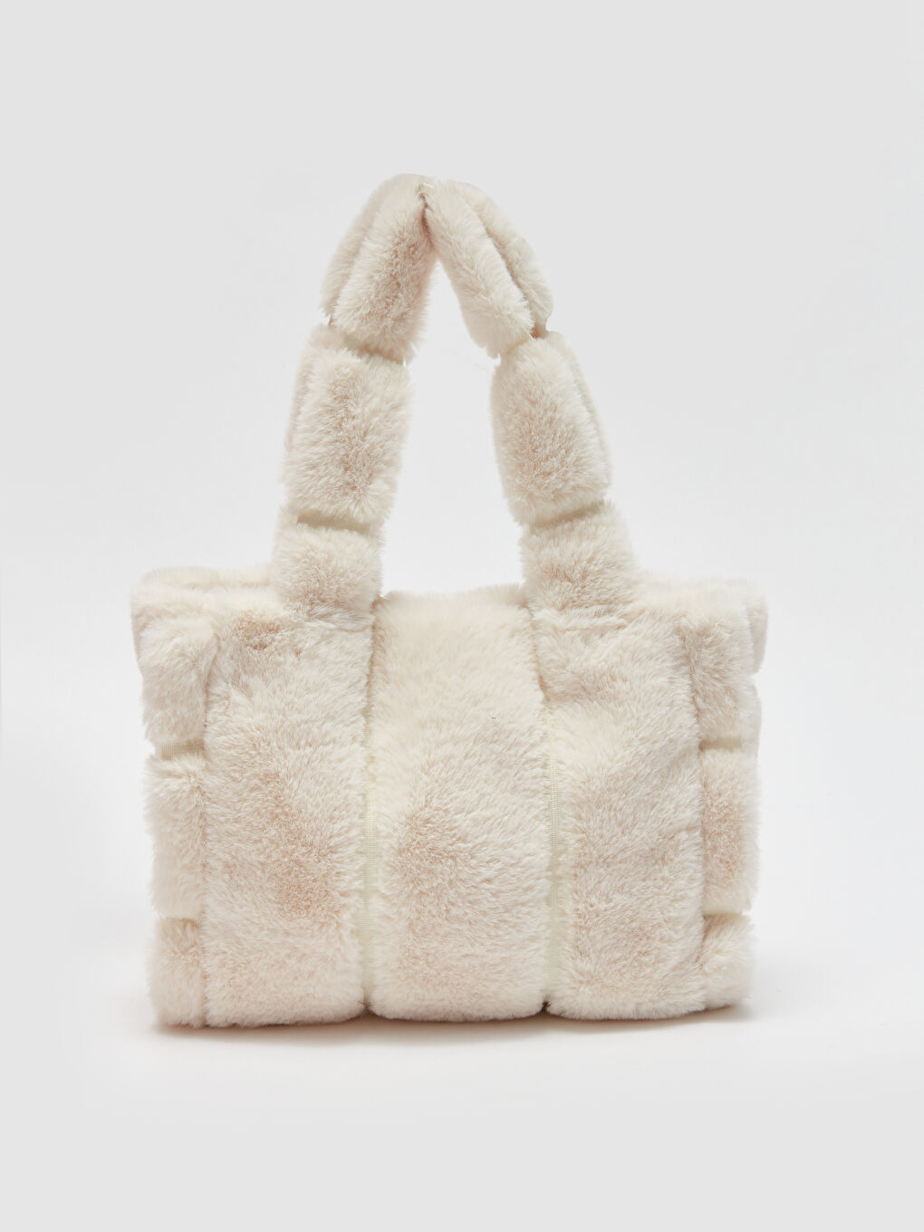 LCW ACCESSORIES Women's Plush Tote Bag -W3CI18Z8-FFB