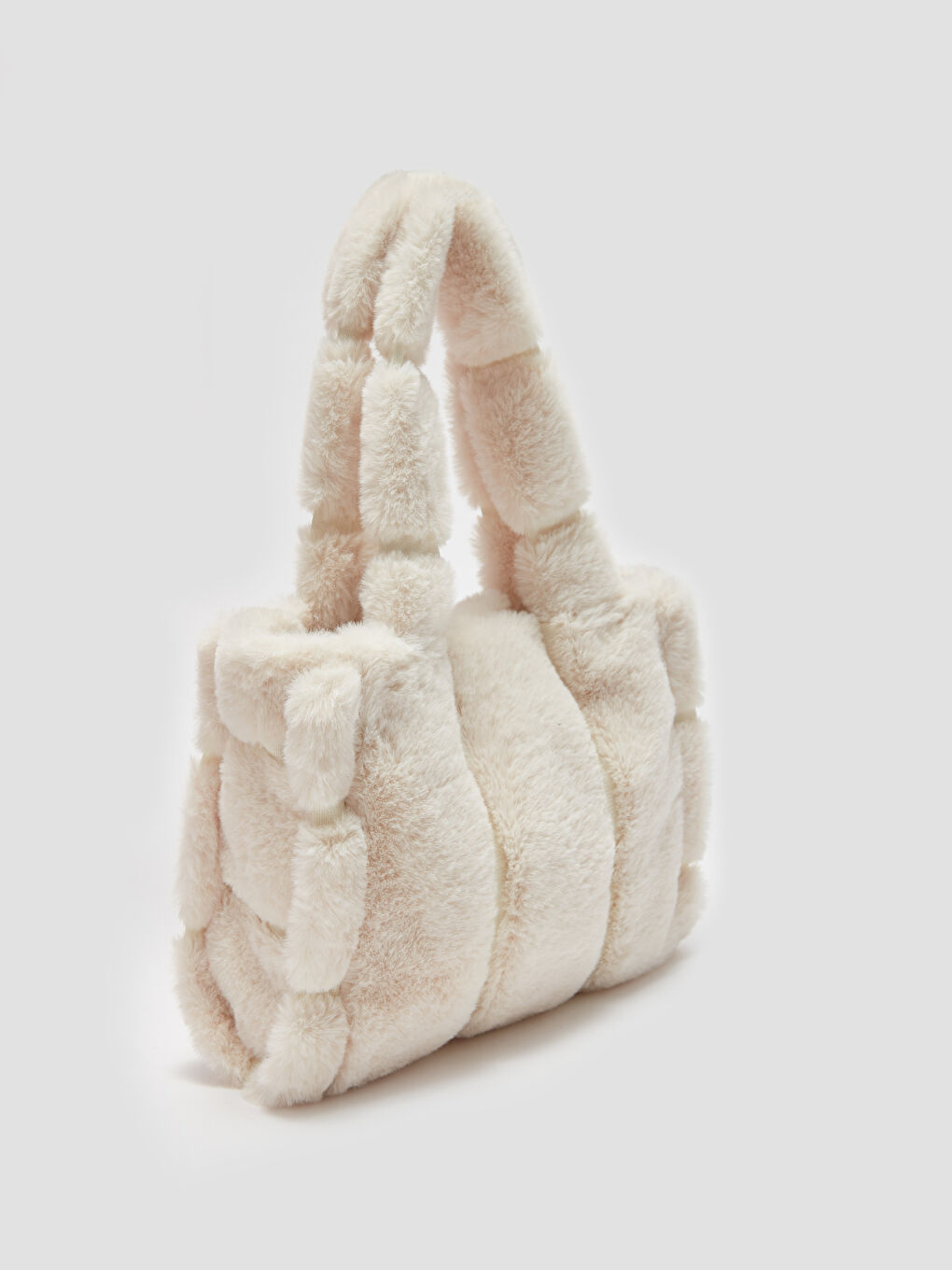 LCW ACCESSORIES Women's Plush Tote Bag -W3CI18Z8-FFB