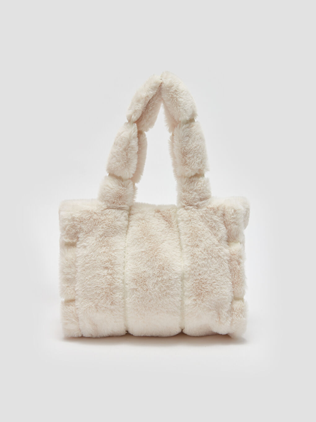 LCW ACCESSORIES Women's Plush Tote Bag -W3CI18Z8-FFB