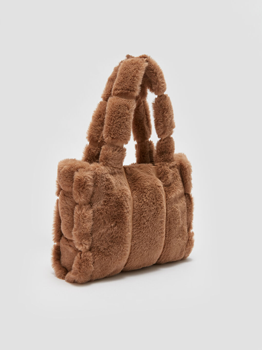 LCW ACCESSORIES Women's Plush Tote Bag -W3CI18Z8-VC8