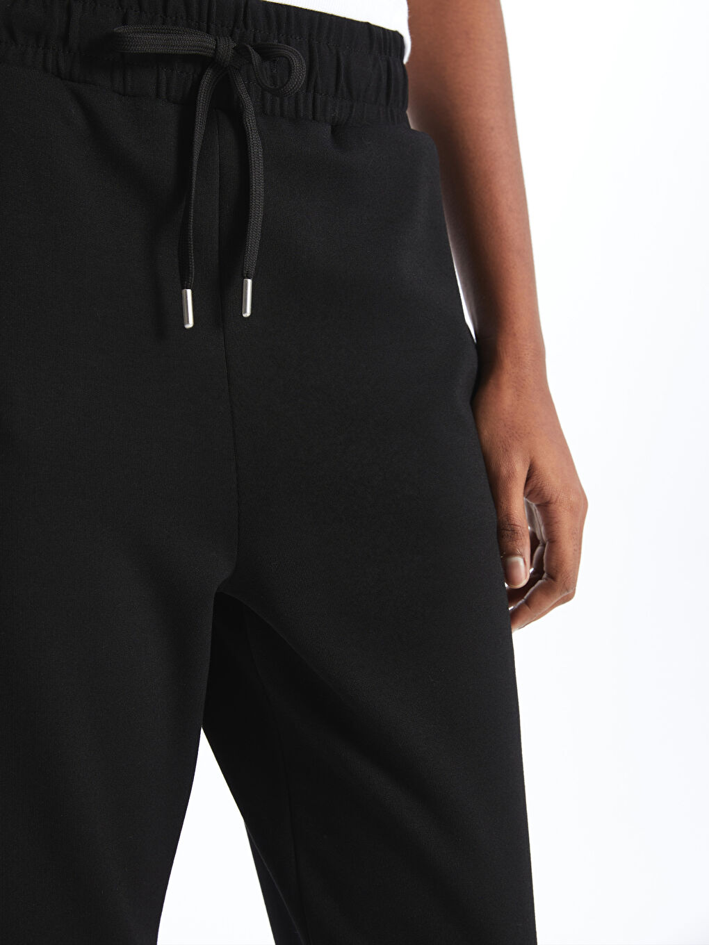 LCW Vision Women's Elasticated Waist Plain Sweatpants -W3CI50Z8-CVL
