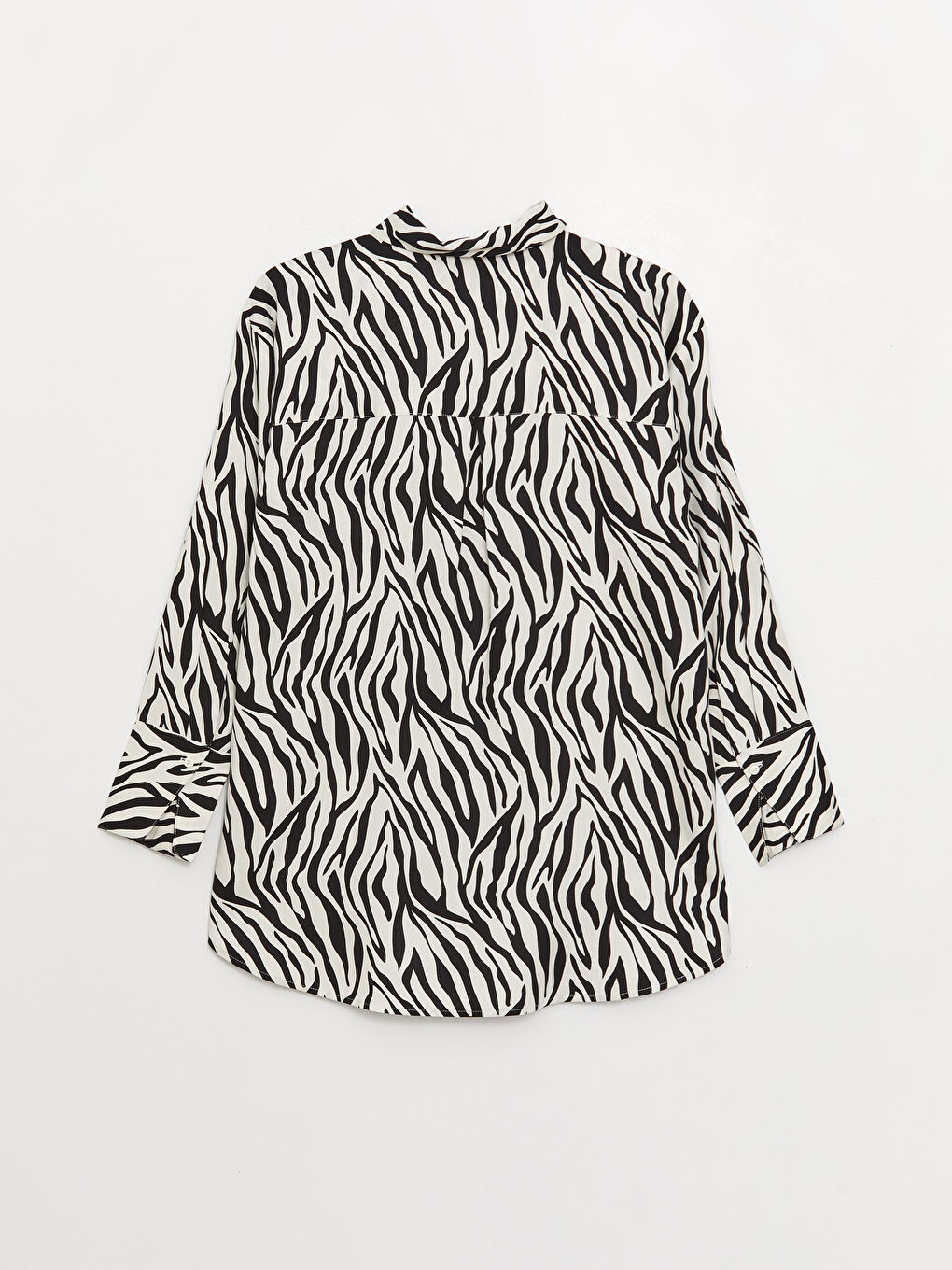 LCW Modest Printed Long Sleeve Women's Shirt Tunic -W3CI60Z8-LQJ