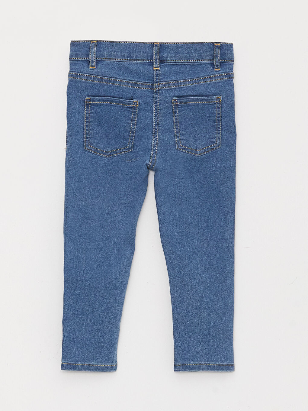 LCW ECO Açık İndigo Rodeo Basic Kız Bebek Jean Pantolon - 1