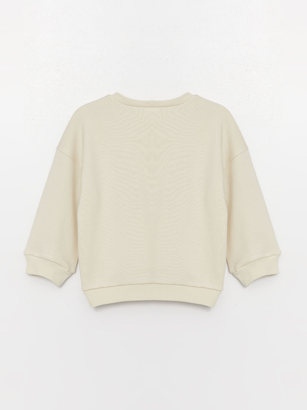 Gri Bisiklet Yaka Uzun Kollu Baskılı Erkek Bebek Sweatshirt-3