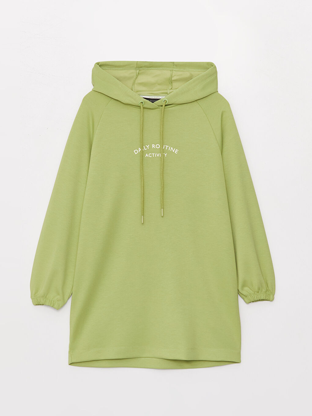 تونيك نسائي بأكمام طويلة مطبوع بكول مدور أوفرسايز-5