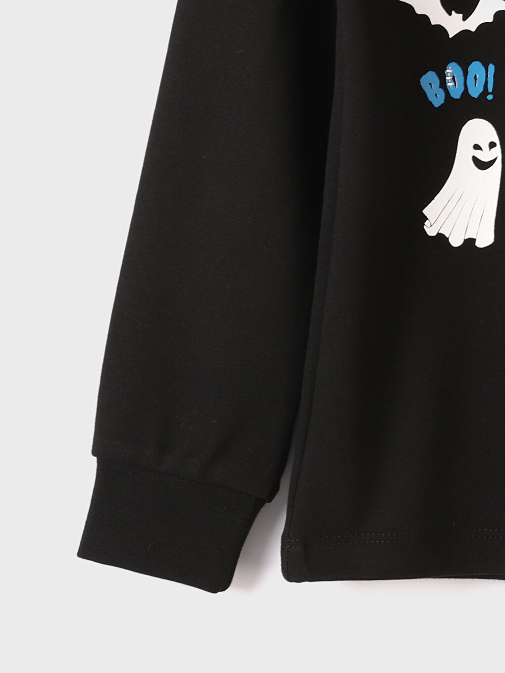 تيشيرت للأولاد بياقة دائرية مطبوع كم طويل-3