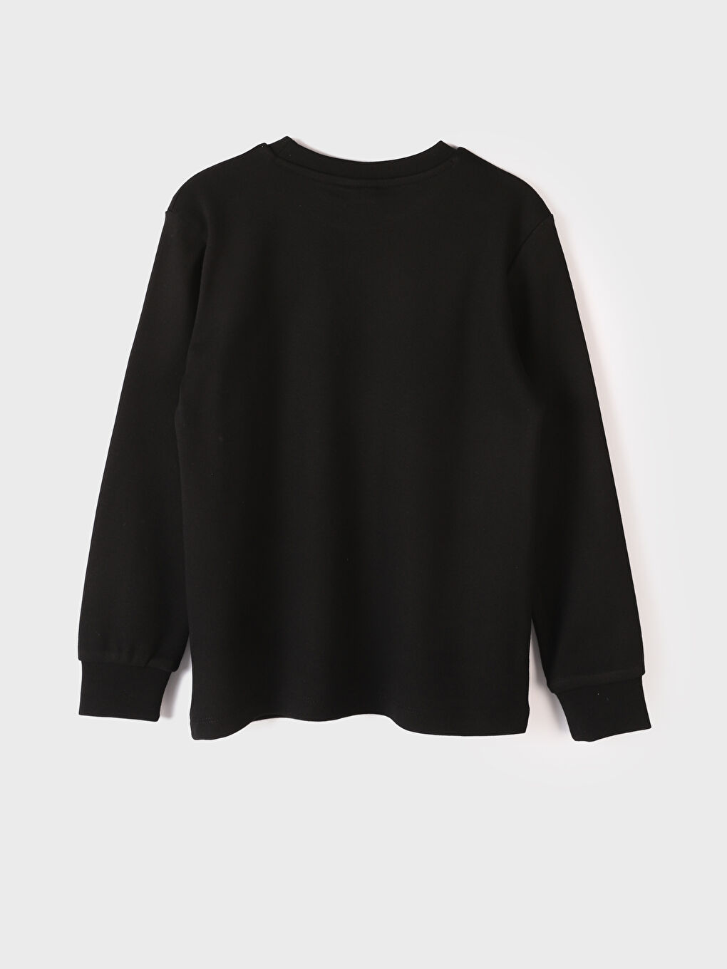 تيشيرت للأولاد بياقة دائرية مطبوع كم طويل-1