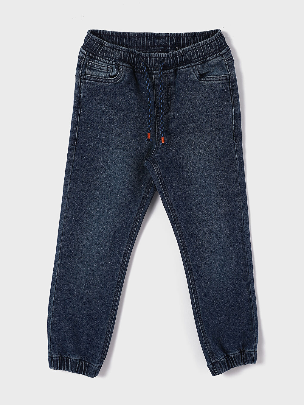 Relaxed Fit Elastic Waist Boys' Jean Jogger Pants