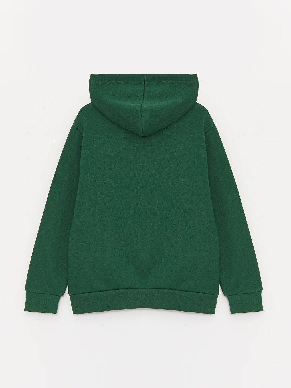 LCW Kids Orta Yeşil Yılbaşı Temalı Uzun Kollu Erkek Çocuk Hoodie - 1