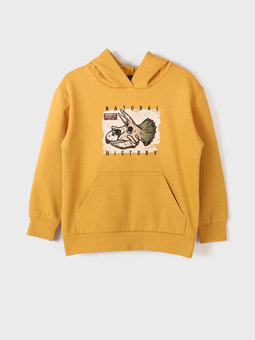 سويت شيرت للأولاد كم طويل مطبوع بكابوش