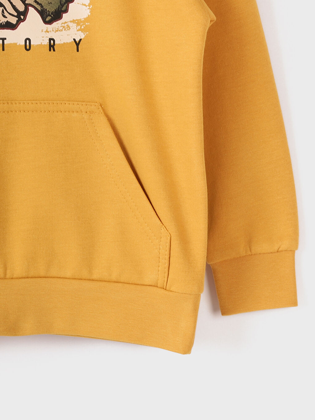 سويت شيرت للأولاد كم طويل مطبوع بكابوش-3