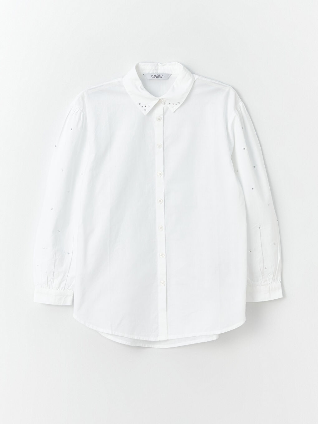 LCW Kids کراسی کچانی قۆڵ درێژ چاپی بەردین -W3CL96Z4-Q6K