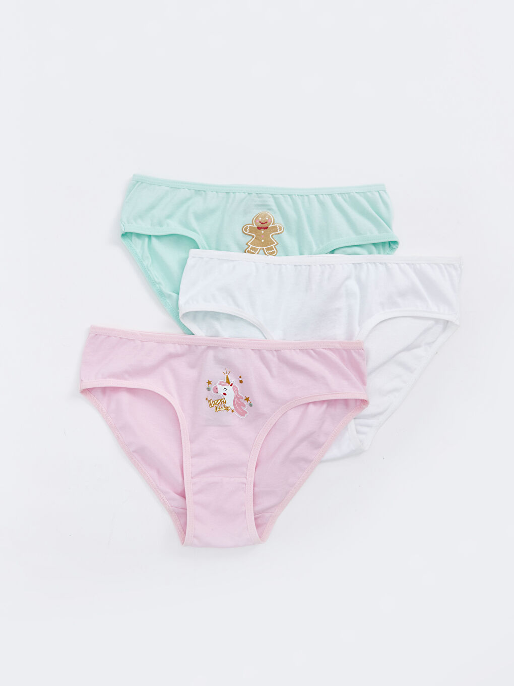Printed Girl's Panties 3 pcs