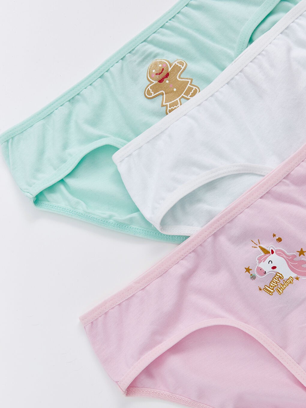 Printed Girl's Panties 3 pcs-1