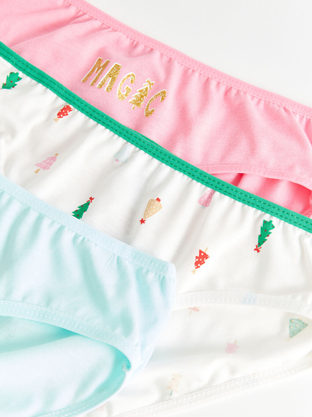 New Year Themed Cotton Girl Panties 3-Pack-1