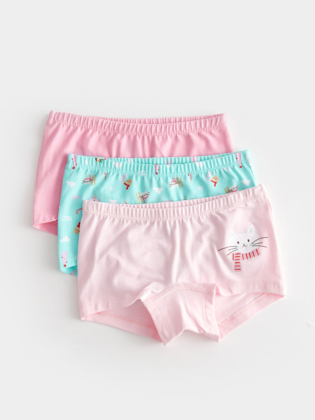 Printed Girls' Boxer 3-packs -W3CM37Z4-JH4