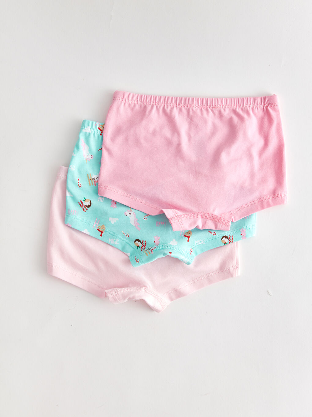 Printed Girls' Boxer 3-packs -W3CM37Z4-JH4