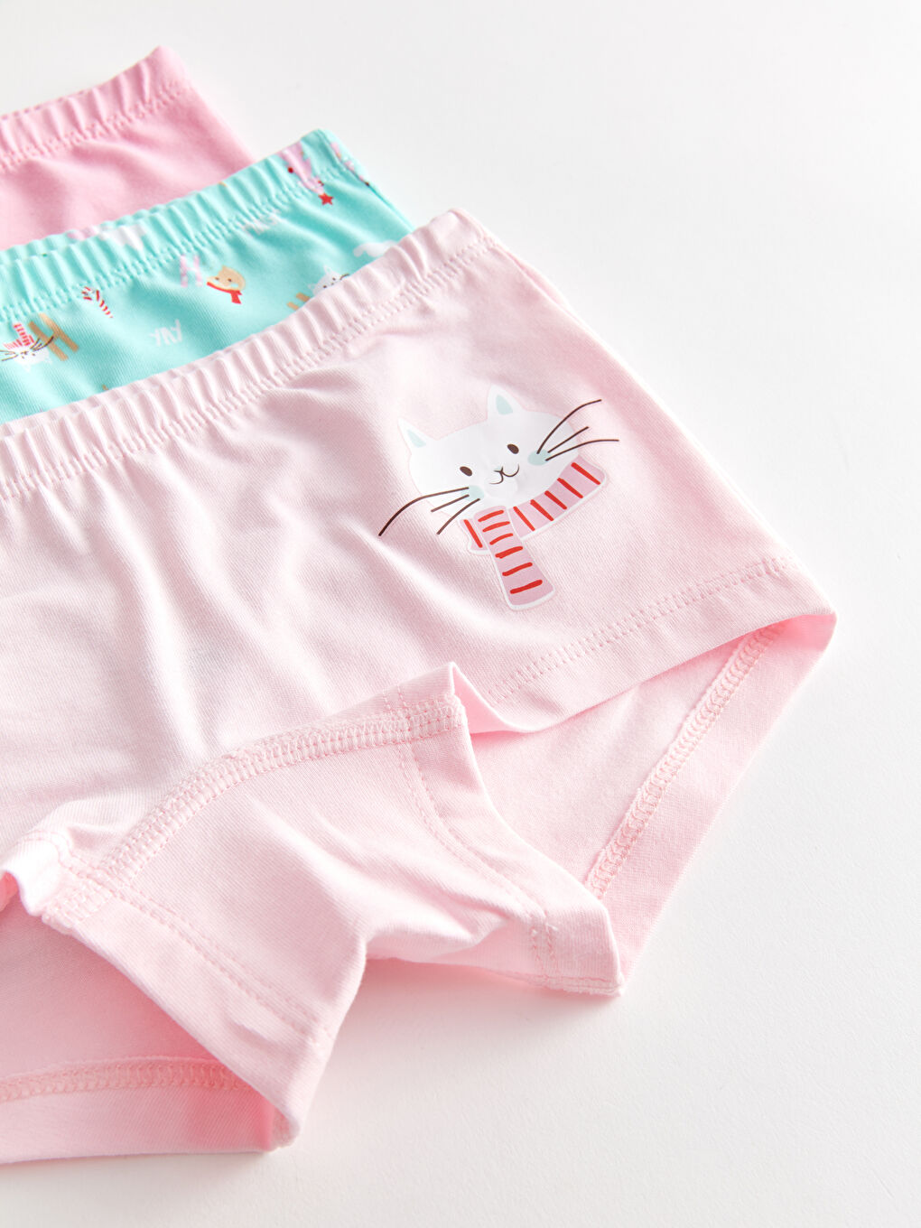 Printed Girls' Boxer 3-packs -W3CM37Z4-JH4