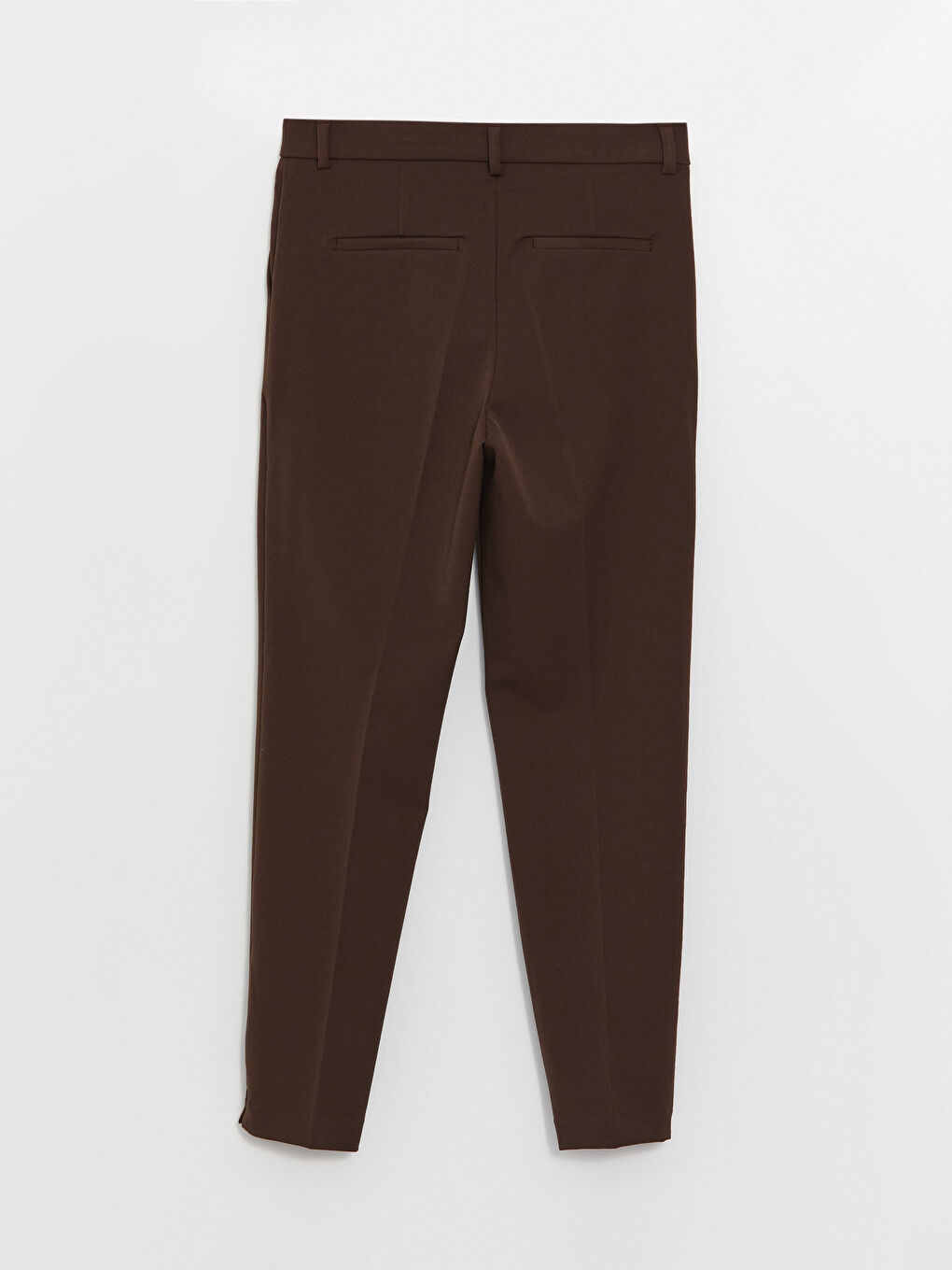 Women's Slim Fit Plain Trousers-5