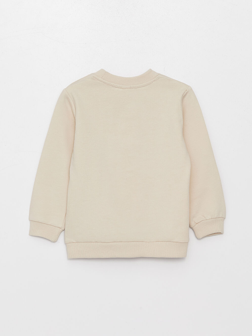 Kahverengi Bisiklet Yaka Erkek Bebek Sweatshirt-1