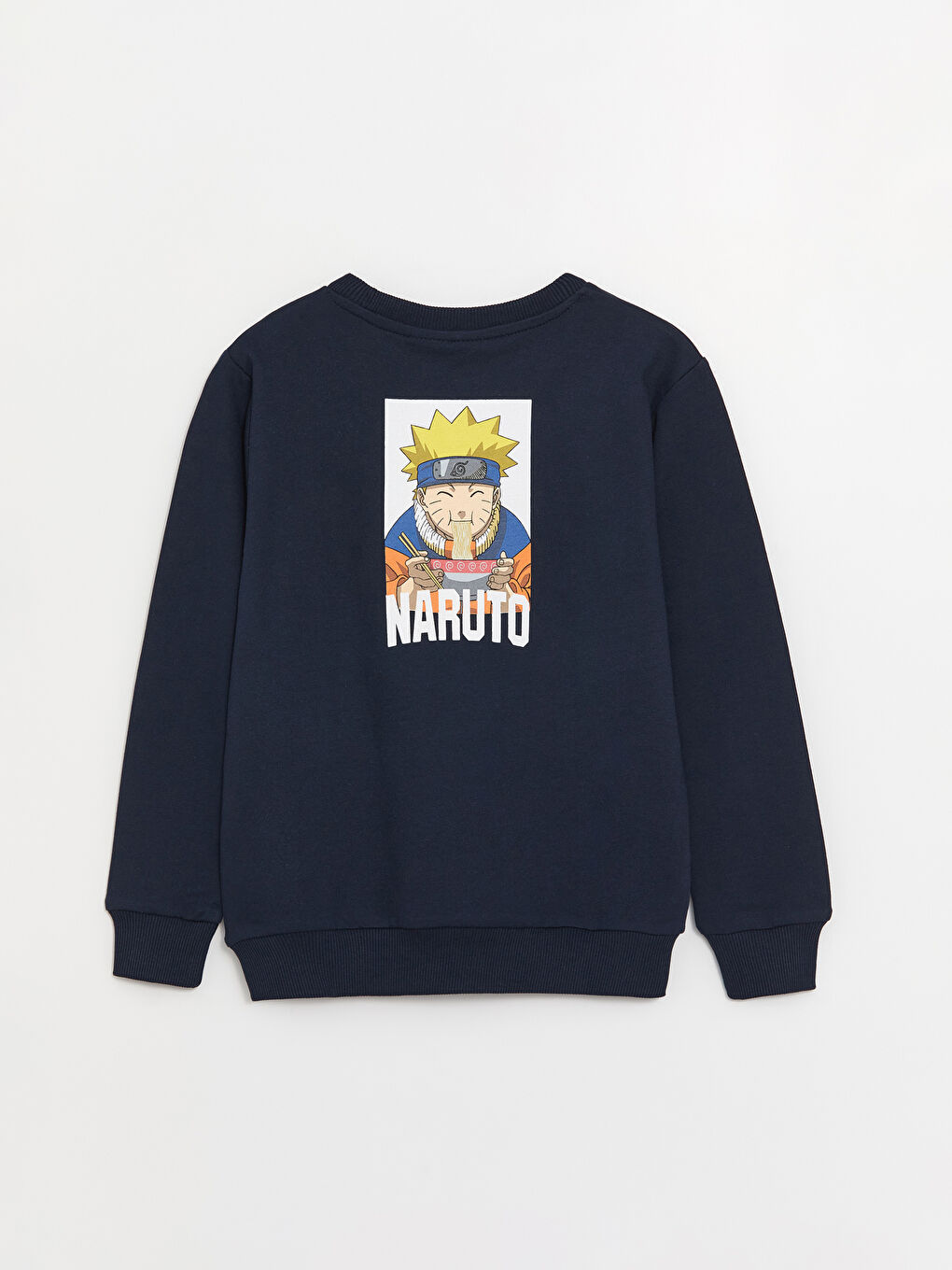 LCW Kids Lacivert Bisiklet Yaka Naruto Baskılı Uzun Kollu Erkek Çocuk Sweatshirt - 1