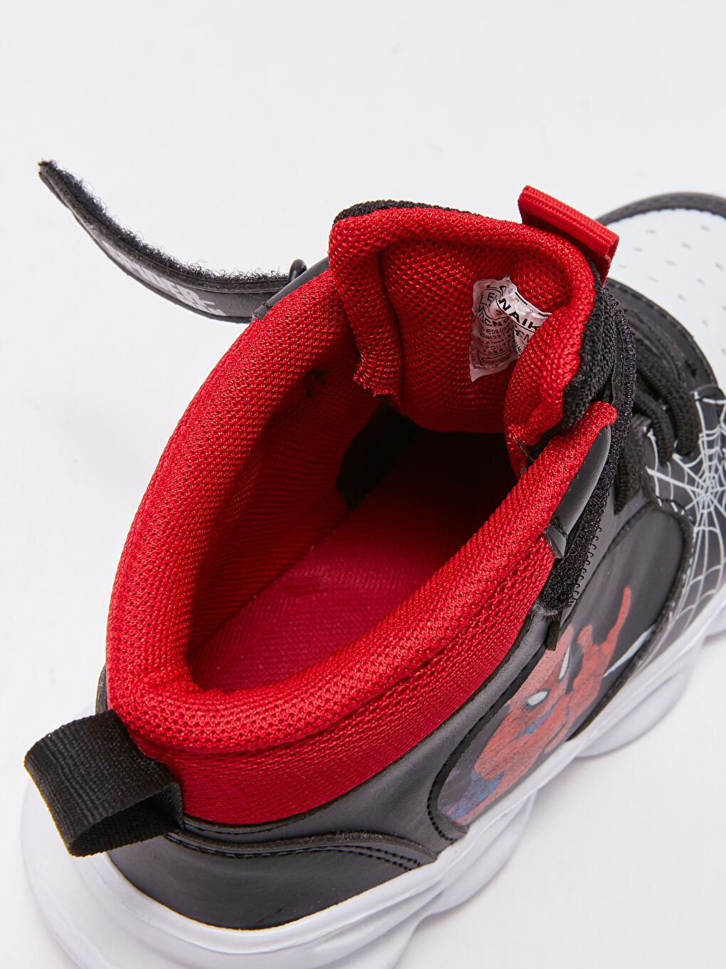 Siyah Spider-Man Baskılı Erkek Çocuk Spor Ayakkabı-6