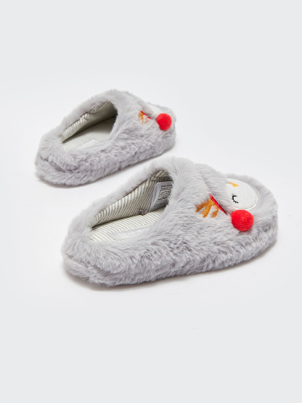 Chaussons de maison pour Filles avec Détails Appliqués 3D-4