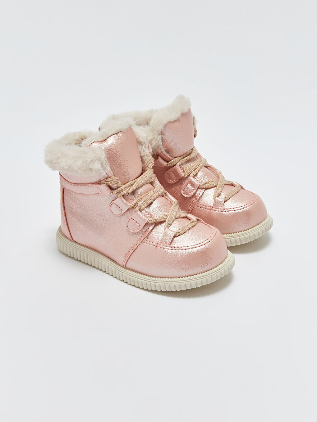 Жасанды былғары нәресте қыздарға арналған етік