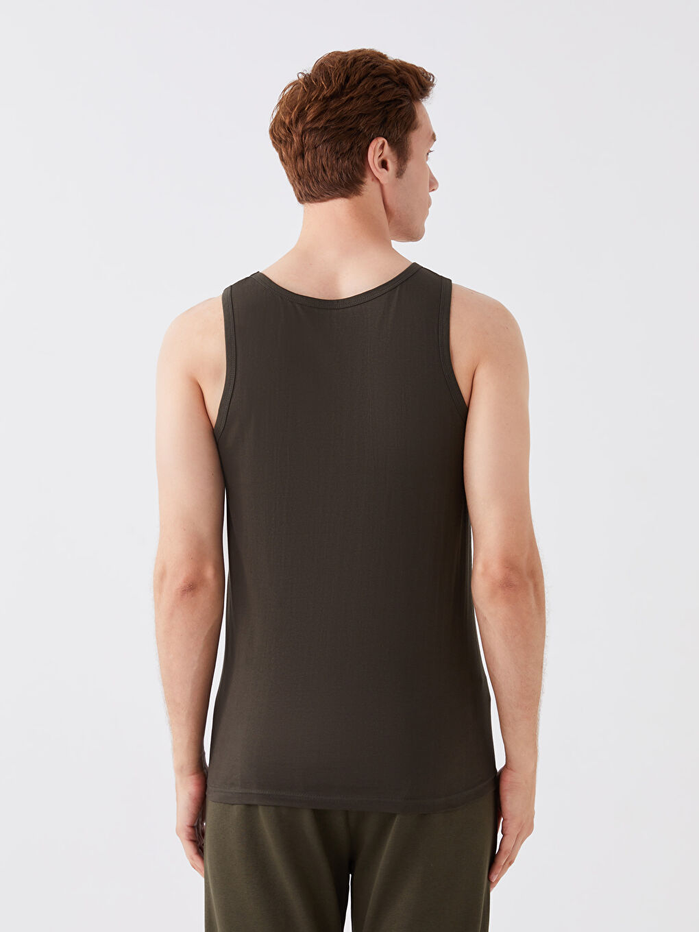 Haki U Yaka Penye Erkek Atlet 2'li-5