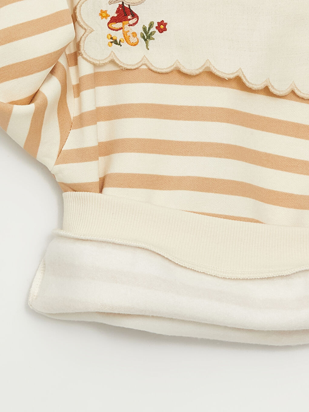 Crew Neck Embroidered Baby Girl Sweatshirt and Trousers 2 Pack-3