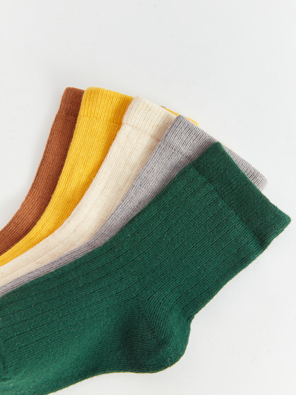 جوارب كاحل بسيطة للأولاد الرضع - ٥ قطع-2