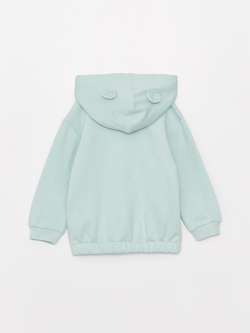 Girls' Basic Long-Sleeve Hooded Sweatshirt and Sweatpants Set: A perfectly coordinated duo.-3