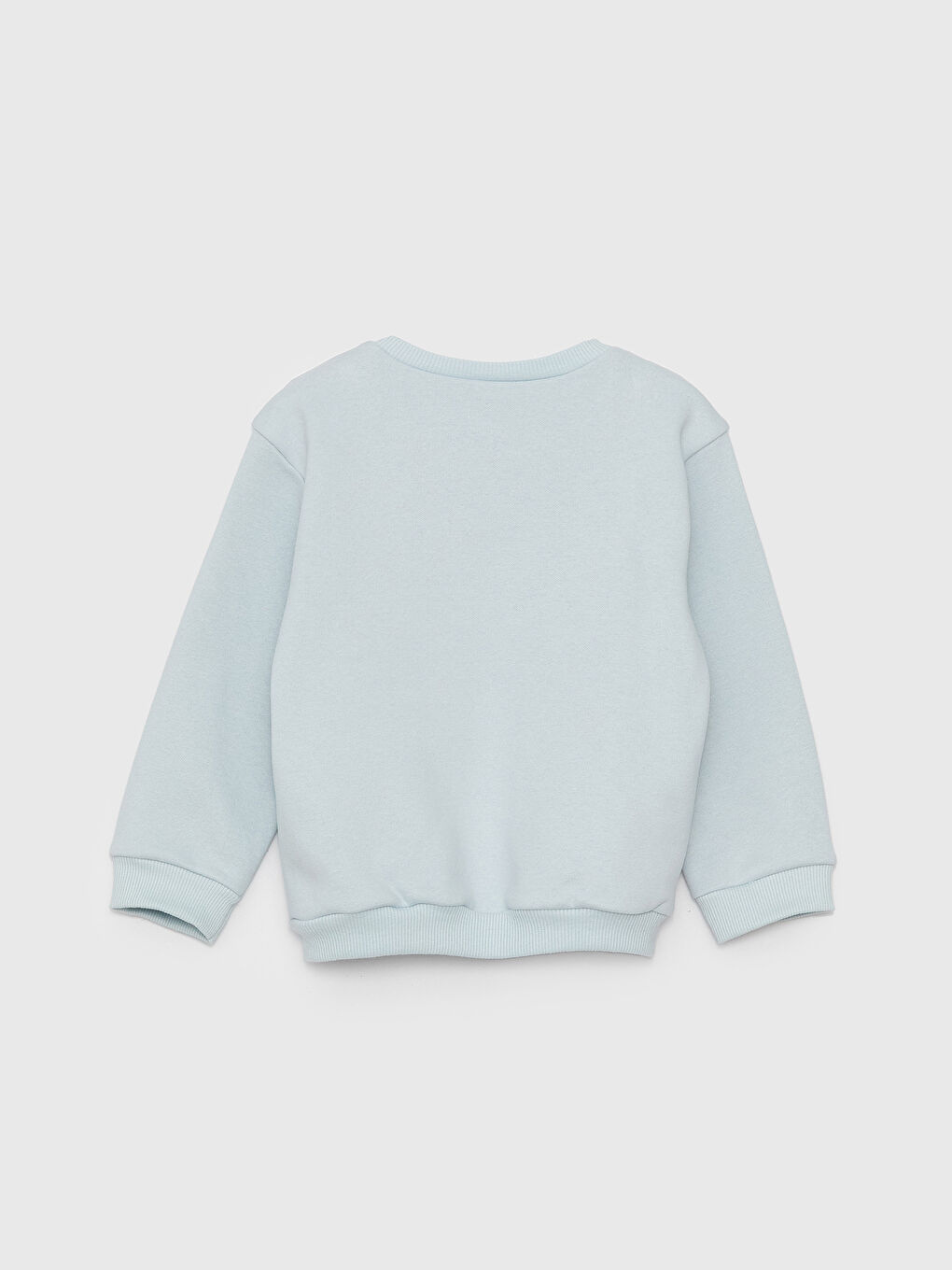 Mavi Bisiklet Yaka Uzun Kollu Kız Bebek Sweatshirt ve Tayt 2'li Takım-3