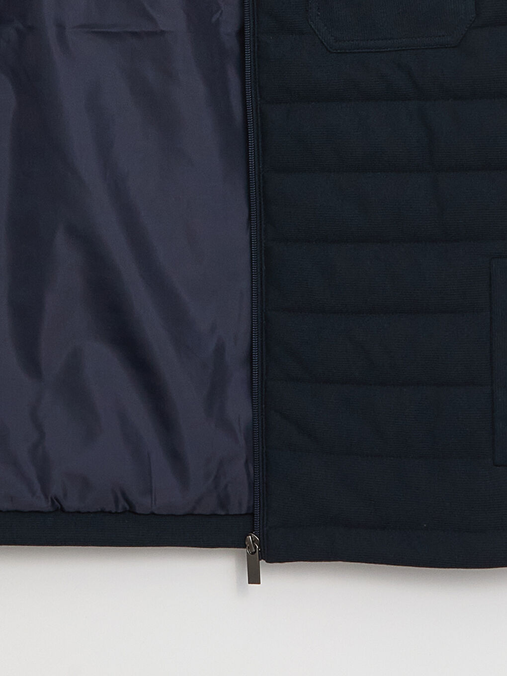 Regular Fit Funnel Neck Men's Knitwear Waistcoat-1
