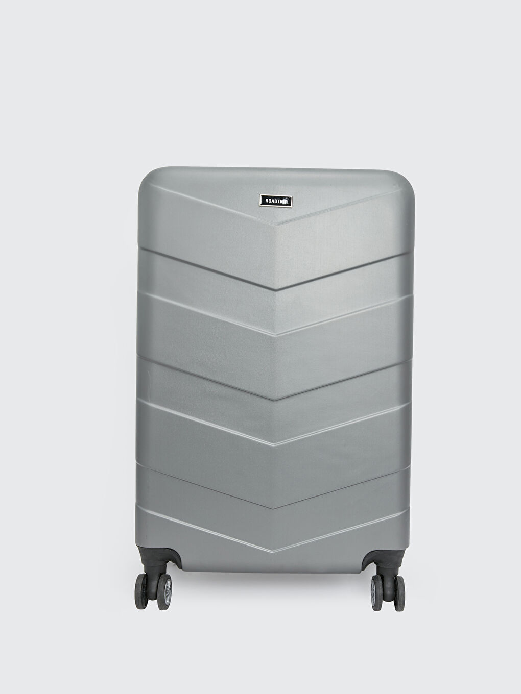 Gri Kilit Detaylı Orta Boy Valiz