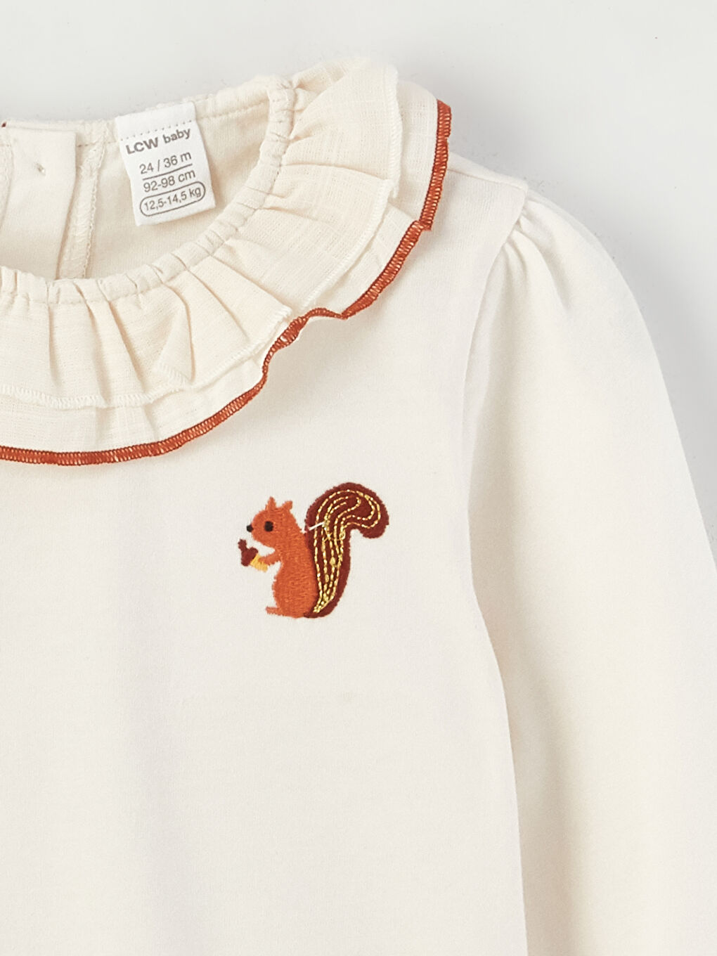 Crew Neck Long Sleeve Printed Baby Girl 3-Piece Set-2