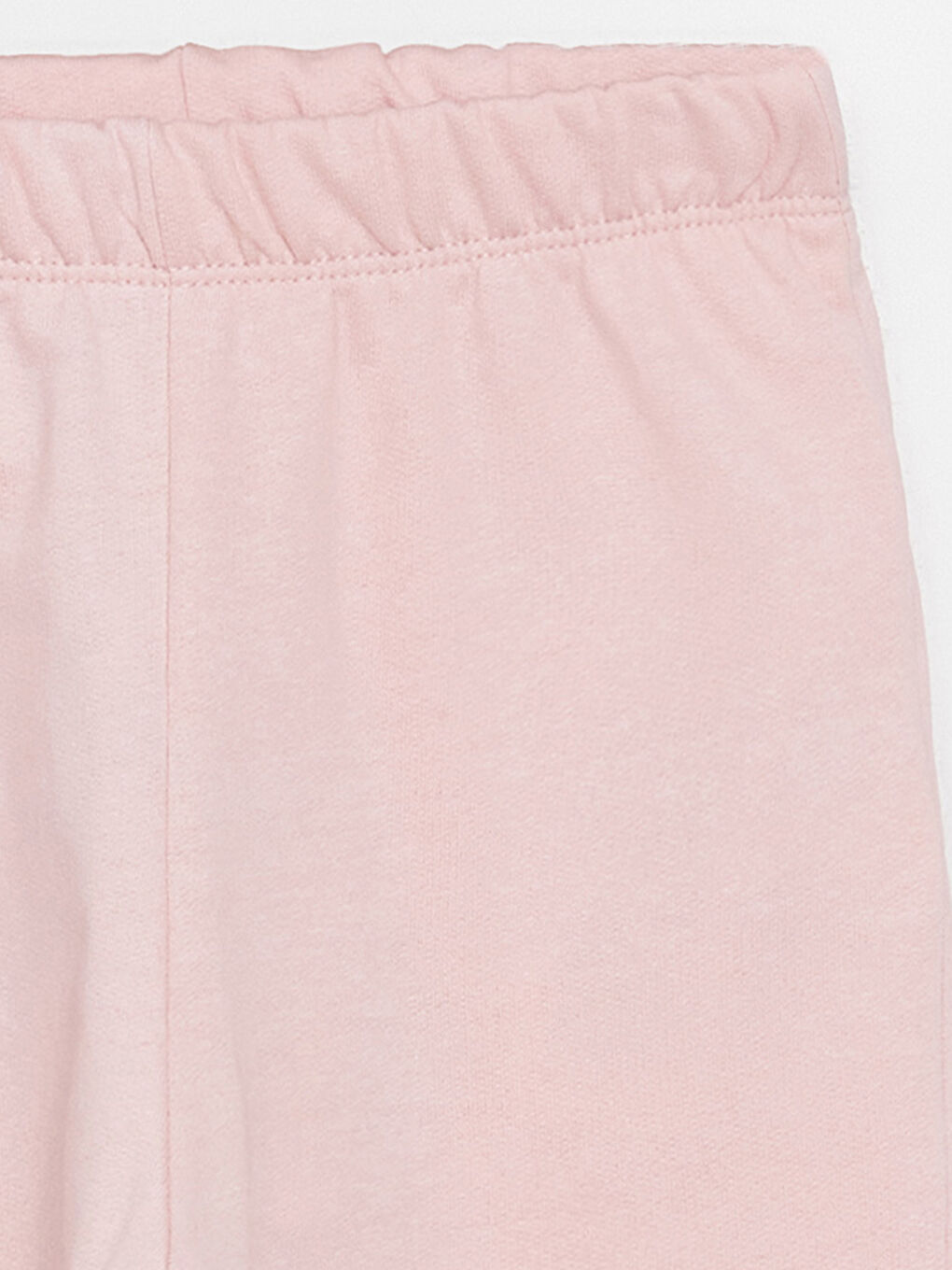 Pembe Beli Lastikli Basic Kız Bebek Eşofman Alt-2
