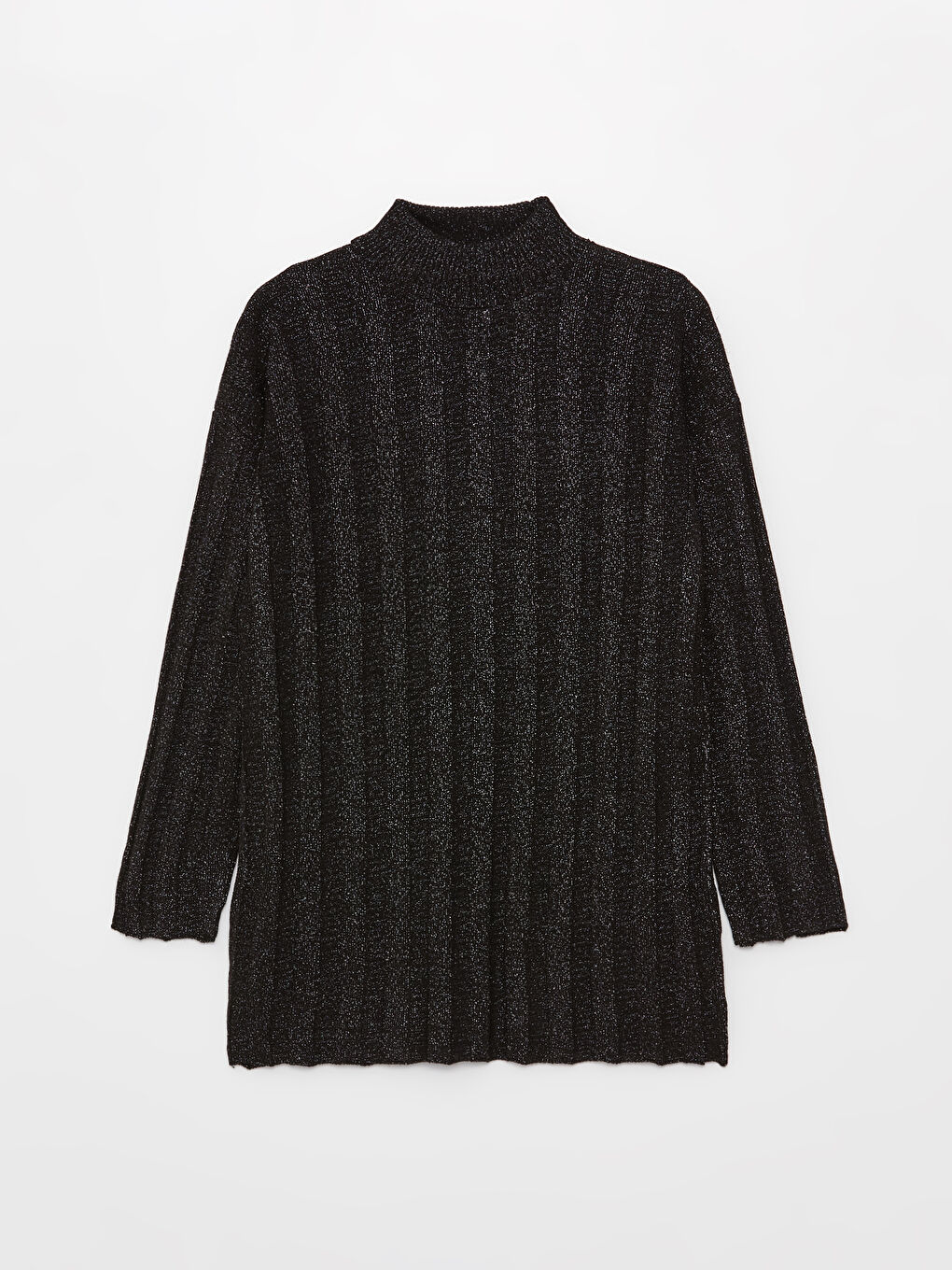 LCW Modest Half Turtleneck Plain Long Sleeve Women's Knitwear Tunic -W3CQ33Z8-RQL