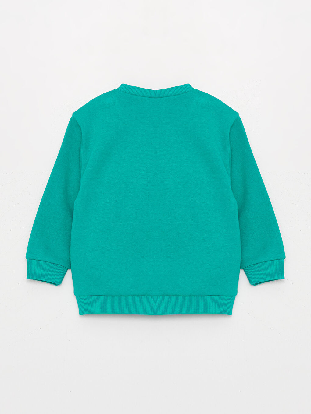 Yeşil Bisiklet Yaka Baskılı Erkek Bebek Sweatshirt ve Eşofman Altı-2