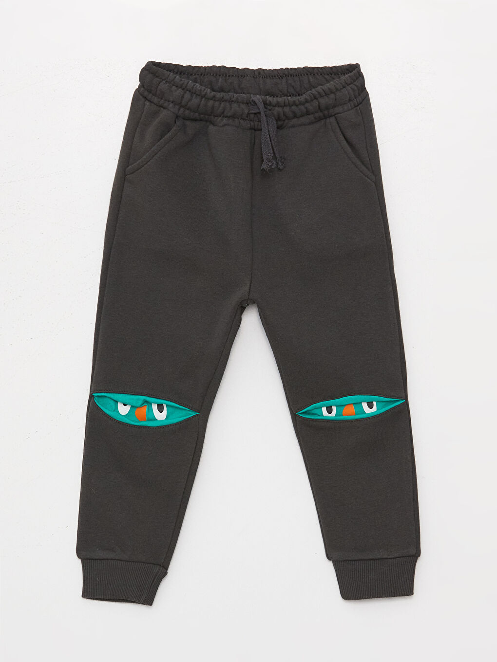 Yeşil Bisiklet Yaka Baskılı Erkek Bebek Sweatshirt ve Eşofman Altı-3