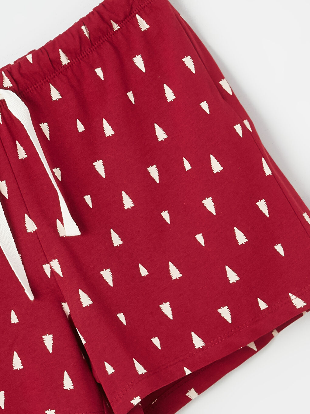 Set de pijamale scurte pentru femei, cu mânecă scurtă și guler rotund, imprimat-10