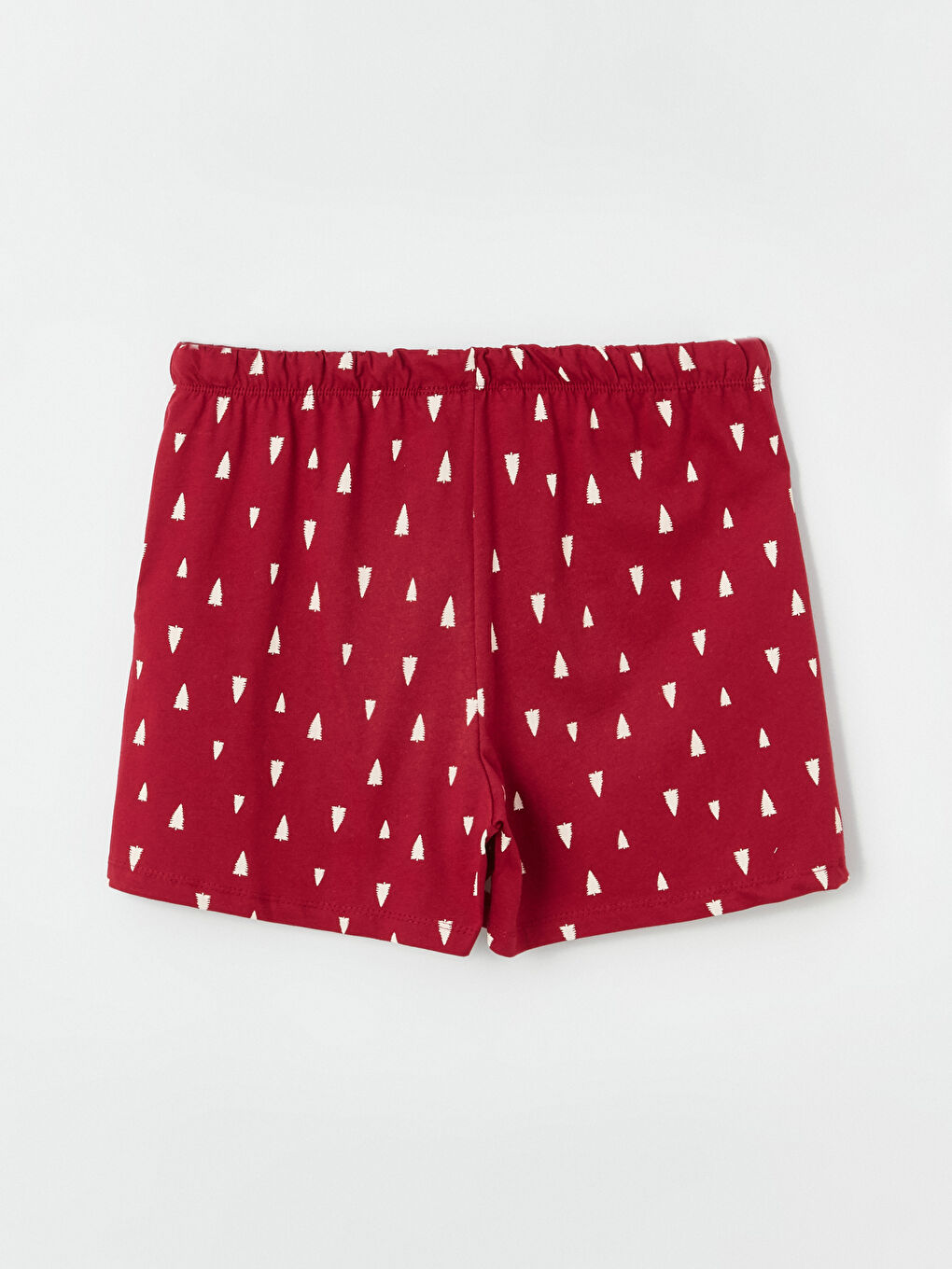 Set de pijamale scurte pentru femei, cu mânecă scurtă și guler rotund, imprimat-11