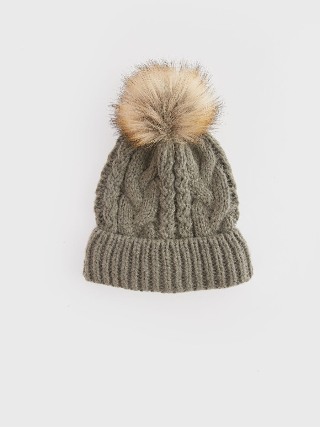 Берет Женский Трикотажный Узорчатый-2