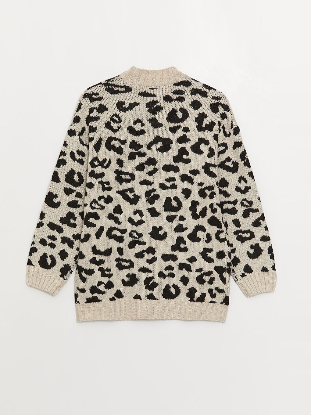 Shawl Collar Patterned Long Sleeve Women's Knitwear Cardigan-6