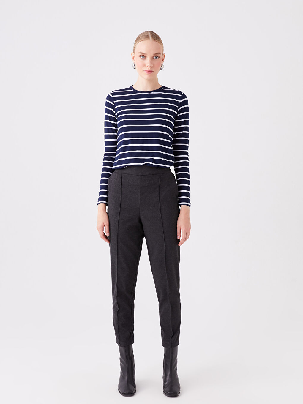 LC Waikiki ANTRASIT Pantalone Žene -W3CR46Z8-L8N
