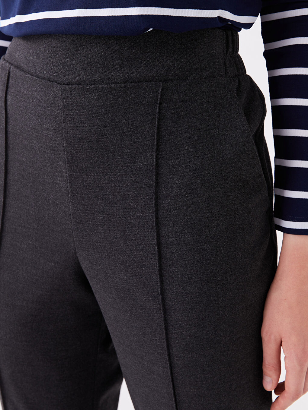 LC Waikiki ANTRASIT Pantalone Žene -W3CR46Z8-L8N