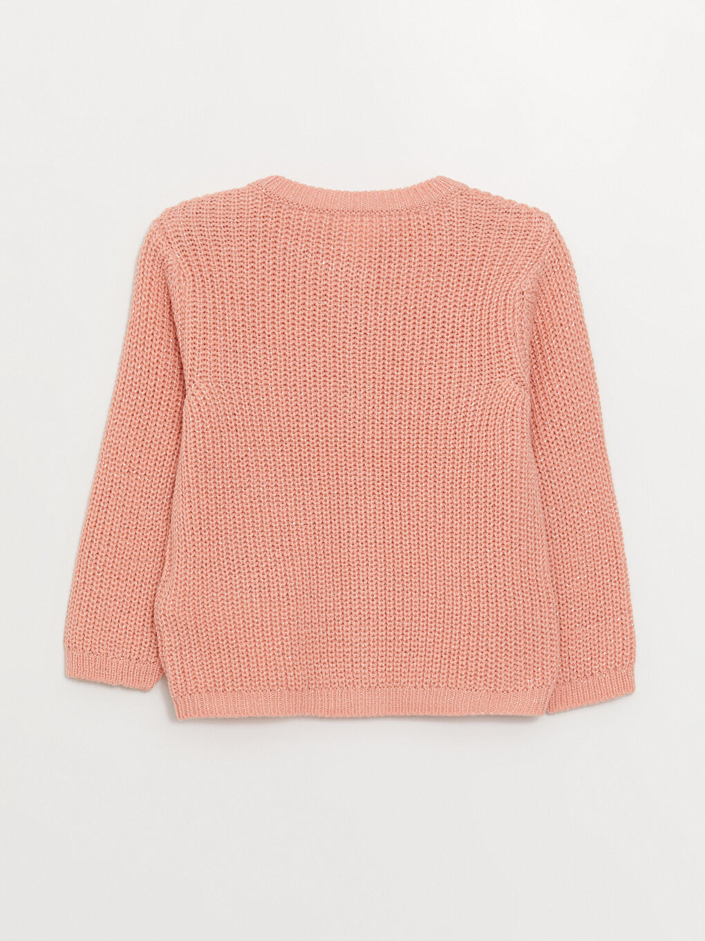 Pembe Kız Bebek Triko Hırka-1