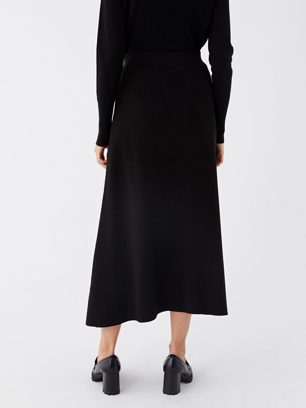 تەنورەی کەمەر لاستیکی سادەی تریکۆ بۆ ژنان-4