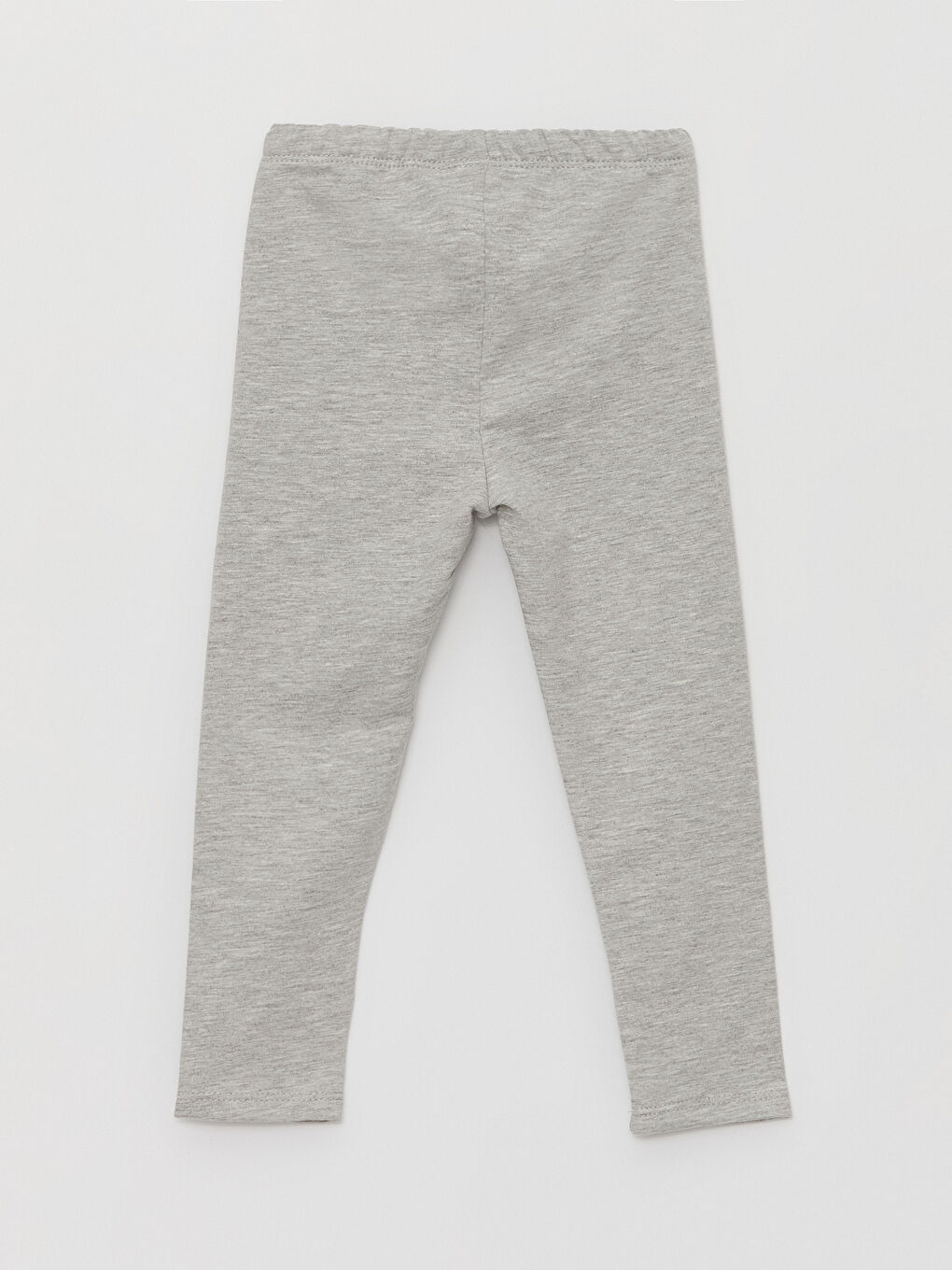 Gri Kız Bebek Baskılı Tayt-1
